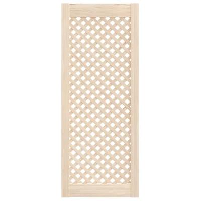 VidaXL Kastdeuren met latwerk 2 st 39,5x99 cm massief grenenhout VidaXL Kastdeuren met latwerk 2 st 39,5x99 cm massief grenenhout