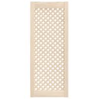 Kastdeuren met latwerk 2 st 39,5x99 cm massief grenenhout - thumbnail