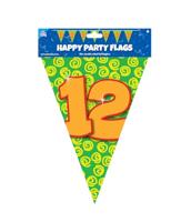 Happy Verjaardag Vlaggenlijn 12 Jaar (10m) - thumbnail