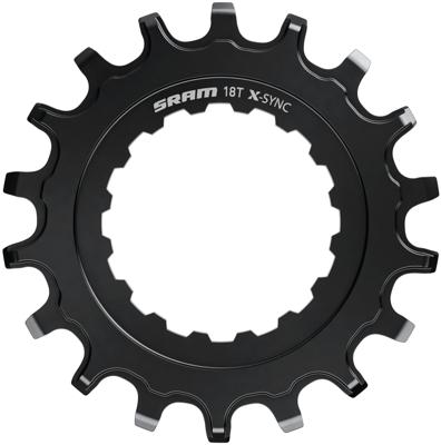 SRAM motortandwiel sprocket f.bosch 18t.,steel,black