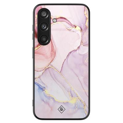 Samsung Galaxy S24 glazen hardcase - Purple sky Samsung Galaxy S24 glazen hardcase - Purple sky