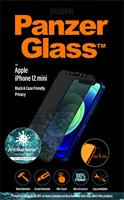 PanzerGlass Antibacteriële Privacy Edge-to-Edge beschermglas geschikt voor Apple iPhone 12 Mini - thumbnail