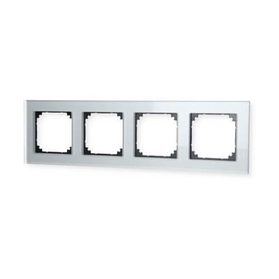 Merten 489460 Afdekking Frame M-Plan, System M Zilver 1 stuk(s)