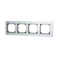 Merten 489460 Afdekking Frame M-Plan, System M Zilver 1 stuk(s) - thumbnail