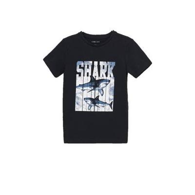 Ellos T-shirt Liam met printopdruk zwart Ellos T-shirt Liam met printopdruk zwart