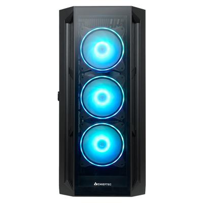 Chieftec GA-01B-TG-OP Midi-tower PC-behuizing Zwart