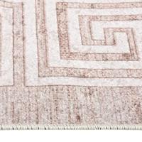 VidaXL Vloerkleed wasbaar anti-slip 80x300 cm beige - thumbnail