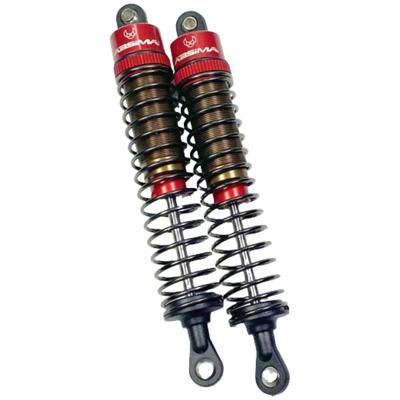 Absima aluminium schokdempers, rood, 100mm voor 1/10 auto Absima aluminium schokdempers, rood, 100mm voor 1/10 auto