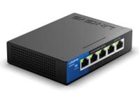 Linksys 5-Port Desktop Gigabit Switch (LGS105) - Linksys 5-Port Desktop Gigabit Switch (LGS105), Unmanaged, Gigabit Ethernet (10/100/1000), Wall mountable - thumbnail