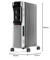 Verwarming Taurus DAKAR 2500 2500 W Grijs - thumbnail