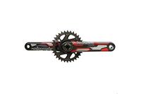 TRUVATIV crankstel "descendant troy lee design eagle" crankset truv.desc.troy lee des.eagle 170mm red - thumbnail