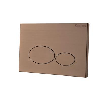 Drukplaat Wiesbaden X32 Metal Voor Inbouwreservoir Geborsteld Brons Koper