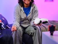 Hoofdtelefoon met microfoon Trust 25210 Zwart/Wit - thumbnail