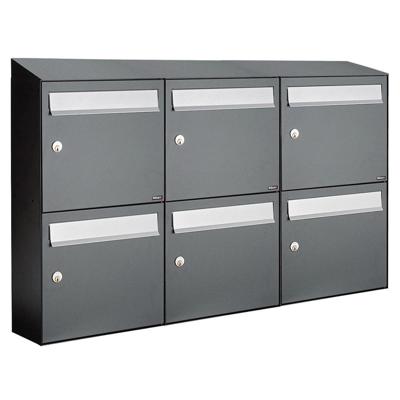 Allux Flow Set 3-Breed, 2-Hoog Met Dak Antraciet - 40040065_3x2d Allux Flow Set 3-Breed, 2-Hoog Met Dak Antraciet - 40040065_3x2d