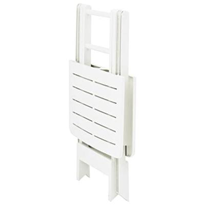 VidaXL Tuintafel inklapbaar 79x72x70 cm kunststof wit VidaXL Tuintafel inklapbaar 79x72x70 cm kunststof wit
