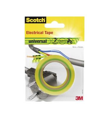3M universal 4401YG Isolatietape Scotch Geel, Groen (l x b) 10 m x 15 mm 1 stuk(s) 3M universal 4401YG Isolatietape Scotch Geel, Groen (l x b) 10 m x 15 mm 1 stuk(s)