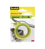 3M universal 4401YG Isolatietape Scotch Geel, Groen (l x b) 10 m x 15 mm 1 stuk(s) - thumbnail
