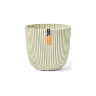 Capi Bloempot Groove Beige Ø13cm