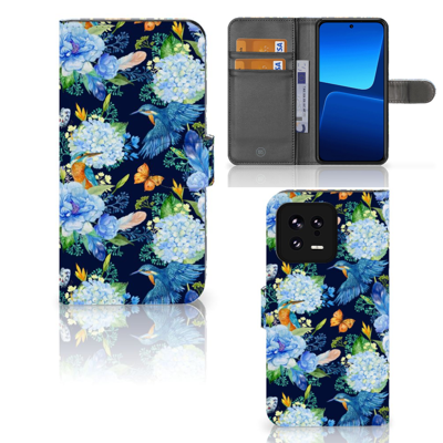 Telefoonhoesje | Met pasjeshouder | voor Xiaomi 13 IJsvogel