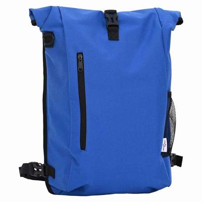 VidaXL Fietstas blauw 31 x 13 x 58 cm polyester