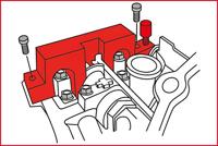 KS Tools 4001050 Motorinstelgereedschapsset voor BMW, 10-delig - thumbnail