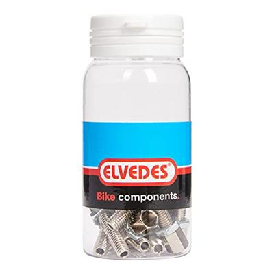 Elvedes Pot stelbout m6 messing (p15)