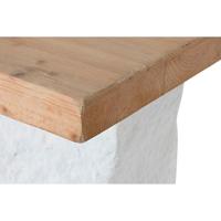 Eettafel Home ESPRIT Wit Hars Spar 180 x 90 x 77 cm - thumbnail