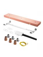 Light depot - plafondkap XXL 3 lichts - koper - Outlet - thumbnail