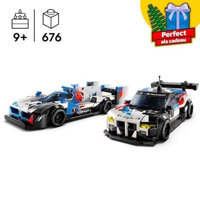 LEGO speed champions 76922 bmw m4 gt3 en bmw m hybrid v8 racewagens - thumbnail