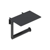 Toiletrolhouder IVY Met Planchet Zwart Chroom PVD - thumbnail