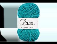 byClaire Sparkle 009 Mermaid Blue - Haakgaren / Breigaren - thumbnail