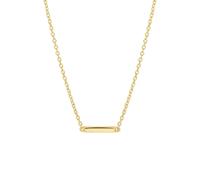 Ketting Balkje zilver goudkleurig 1,2 mm 41-45 cm - thumbnail