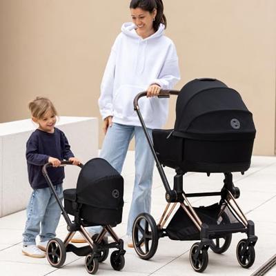 Babypop accessoires - COROLLE - Cybex 3 in 1 kinderwagen Zwart - voor babypoppen van 36 en 42 cm - vanaf 3 jaar Babypop accessoires - COROLLE - Cybex 3 in 1 kinderwagen Zwart - voor babypoppen van 36 en 42 cm - vanaf 3 jaar