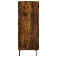 Dressoir 34,5x34x90 cm bewerkt hout gerookt eiken - thumbnail