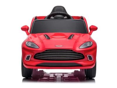 Aston Martin 12V elektrische kinderauto met rubberen banden, leren zitje en meer!