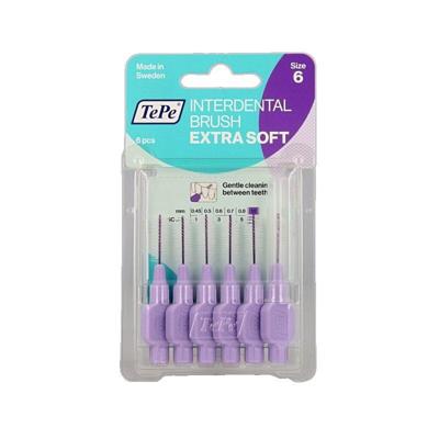 TePe Interdentale Rager Extra Soft Lila 1,1mm TePe Interdentale Rager Extra Soft Lila 1,1mm