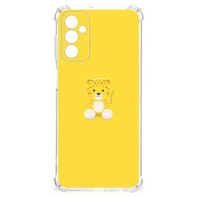 Samsung Galaxy M13 4G | M23 Stevig | Bumper Hoesje | Baby Leopard Samsung Galaxy M13 4G | M23 Stevig | Bumper Hoesje | Baby Leopard