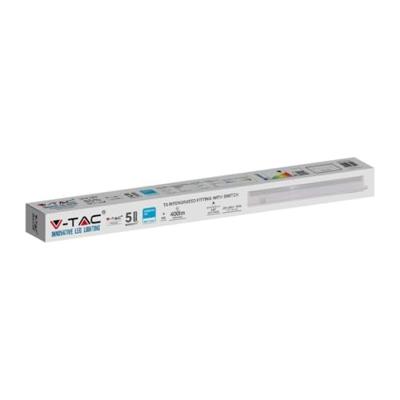 T5 LED batten 30cm met schakelaar - 4W 400 lumen (100lm/W) - 6500K daglicht wit - Koppelbaar - Vervangt 20W T5 LED batten 30cm met schakelaar - 4W 400 lumen (100lm/W) - 6500K daglicht wit - Koppelbaar - Vervangt 20W