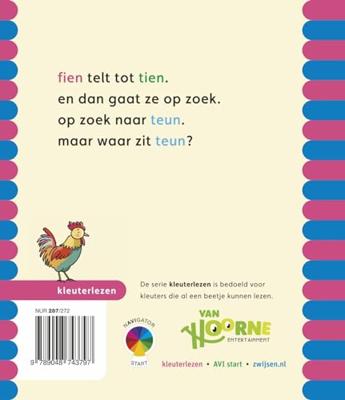 WPG Uitgevers Kleuterlezen - fien & teun - fien telt tot tien