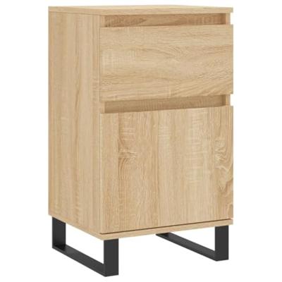 Dressoirs 2 st 40x35x70 cm bewerkt hout sonoma eikenkleurig Dressoirs 2 st 40x35x70 cm bewerkt hout sonoma eikenkleurig