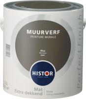 Histor Perfect Finish Muurverf Mat - Mus - 2,5 liter - thumbnail