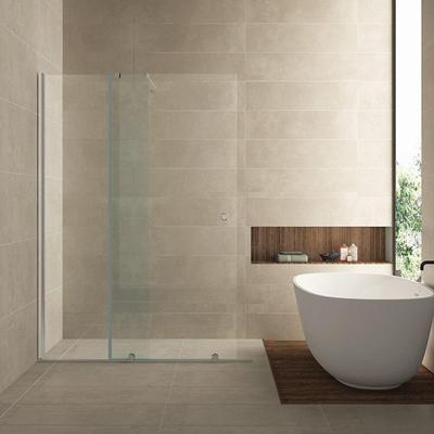 Wiesbaden Rolso Inloopdouche Verlengstuk Helder Glas 100x200cm