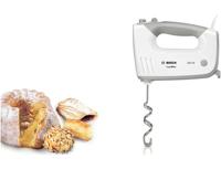 Bosch ErgoMixx Handmixer Wit, Grijs - thumbnail