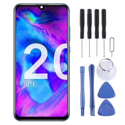 LCD-scherm en digitizer volledige montage voor Huawei Honor 20 Lite (zwart)