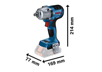 Bosch Blauw GDS 18V-450 HC | Accu Slagmoersleutel | 18V | 450 Nm | 2 x 4,0 Ah accu + snellader | Bluetooth | In L-Boxx - 06019K4002