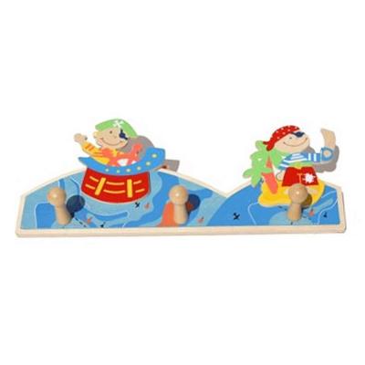 Simply For Kids houten kapstok piraat