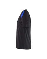 Blåkläder T-Shirt bicolour 33791042 | Zwart/Korenblauw | Maat 3XL - 7330509604724 - thumbnail
