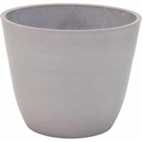 Pot - MEGA COLLECTIES - Ecostone Egg - Ø 41 cm - H 33 cm - Taupe - thumbnail