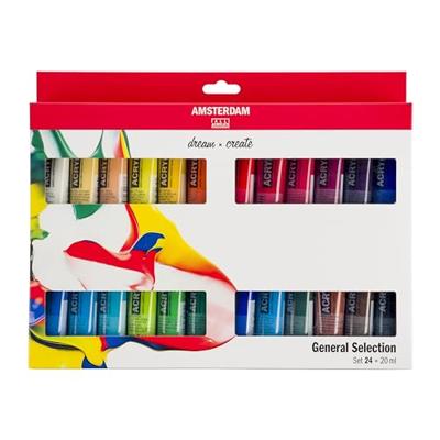 Bruynzeel Amsterdam acrylverf standard set, 24dlg. - thumbnail
