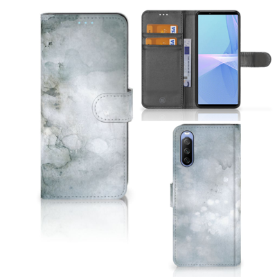 Hoesje Sony Xperia 10 III Painting Grey Hoesje Sony Xperia 10 III Painting Grey